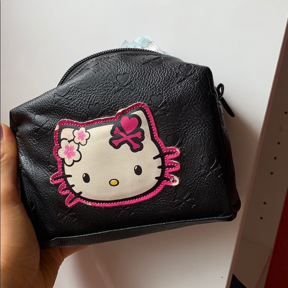 Hello kitty skull pencil holder pencil pouch